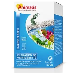 Animalis - Filtration De Verre Fritté Pour Aquarium - 500g
