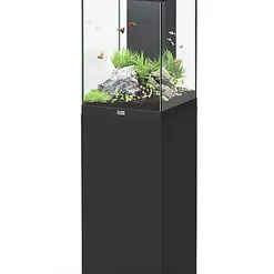Aquatlantis - Aquarium + Meuble Led équipé AQUA TOWER 96 Blanc - 96L
