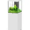 Aquatlantis - Aquarium + Meuble Led Equipé AQUA TOWER 163 Blanc - 163L -EHEIM Verkoopwinkel 72880