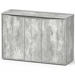 Aquatlantis - Meuble SPLENDID 120 Gris Béton Pour Aquarium - 120x40x83cm