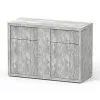 Aquatlantis - Meuble SUBLIME 120 Gris Béton Pour Aquarium - 120x50x83cm -EHEIM Verkoopwinkel 72892