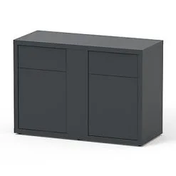Aquatlantis - Meuble SUBLIME 120 Anthracite Pour Aquarium - 120x50x83cm