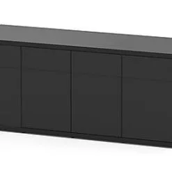 Aquatlantis - Meuble SUBLIME 200 Noir Pour Aquarium - 200x70x83cm