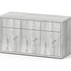 Aquatlantis - Meuble SUBLIME 150 Chêne Blanc Pour Aquarium - 150x60x83cm