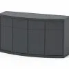 Aquatlantis - Meuble SUBLIME HORIZON 150 Anthracite Pour Aquarium - 150x54x83cm -EHEIM Verkoopwinkel 72913