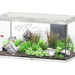 Aquatlantis - Aquarium SUBLIME 120 Led Gris Béton - 333L