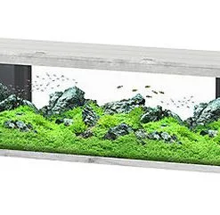 Aquatlantis - Aquarium SPLENDID 200 Led 2.0 Equipé Chêne Blanc - 500L
