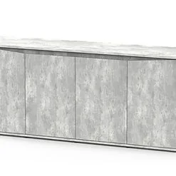 Aquatlantis - Meuble SPLENDID 200 Gris Béton Pour Aquarium - 200x50x83cm