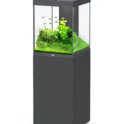 Aquatlantis - Aquarium + Meuble Led Equipé AQUA TOWER 163 Anthracite - 163L