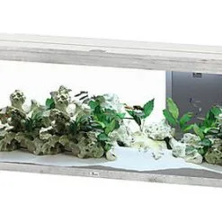 Aquatlantis - Aquarium SPLENDID 150 Led 2.0 Equipé Chêne Blanc - 298L