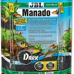 JBL - Substrat De Sol Naturel Manado Noir Pour Aquarium - 5L