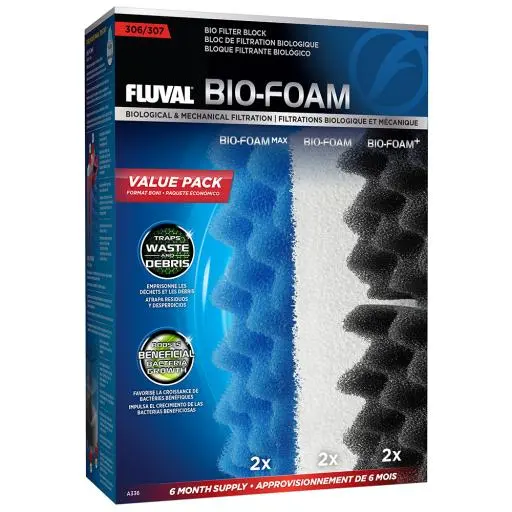 Fluval 307 Bio-Foam Pack 6 Mois 3 Fluval 307 Bio-Foam Pack 6 Mois