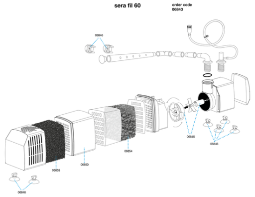 Sera Fil 60 Intérieur Pour Aquarium 4 Sera Fil 60 Intérieur Pour Aquarium - Afbeelding 2