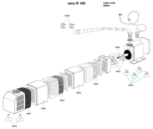 Sera Fil 60 Intérieur Pour Aquarium 6 Sera Fil 60 Intérieur Pour Aquarium - Afbeelding 4